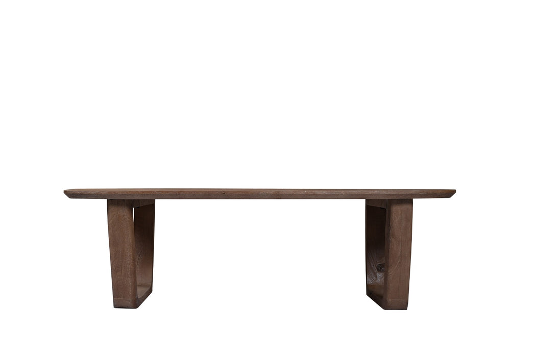 Salontafel Cortez Mangohout Bruin 130x70 cm-Salontafels-Livingfurn