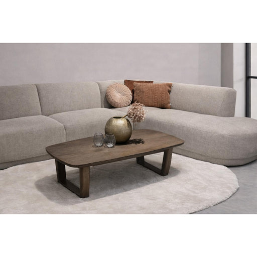 Salontafel Cortez Mangohout Bruin 70x130 cm-Salontafels-Livingfurn