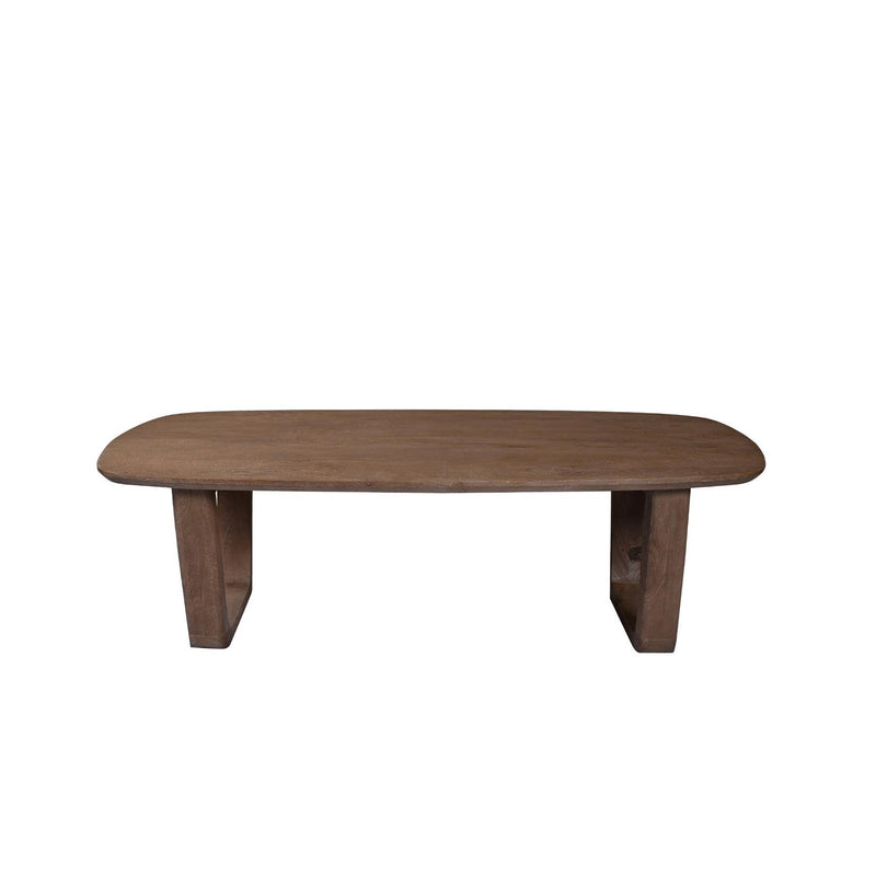 Salontafel Cortez Mangohout Bruin 70x130 cm-Salontafels-Livingfurn