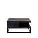 Salontafel Cube Zwart Mangohout 80 cm 80x80x40 cm-Salontafels-LABEL51