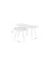 Salontafel Cuties (set Of 3) Teak veneer Zwart 46x42 cm-Salontafels-Creating Home
