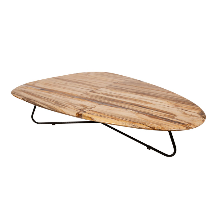 Coffee Tables Deeba Coffee Table Petrified Wood 130