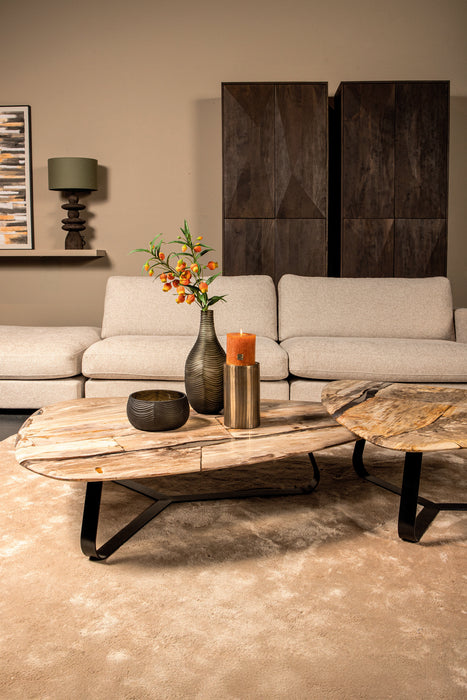 Coffee Tables Deeba Coffee Table Petrified Wood 130