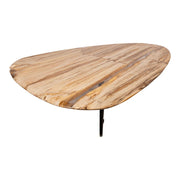 Salontafel Deeba Versteend Hout Bruin 85x130 cm-Salontafels-PTMD