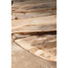 Salontafel Deeba Versteend Hout Bruin 85x130 cm-Salontafels-PTMD