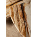 Salontafel Deeba Versteend Hout Rood 85x95 cm-Salontafels-PTMD