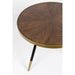 Salontafel Denise Ash veneer Goud Ø61x40 cm-Salontafels-Creating Home