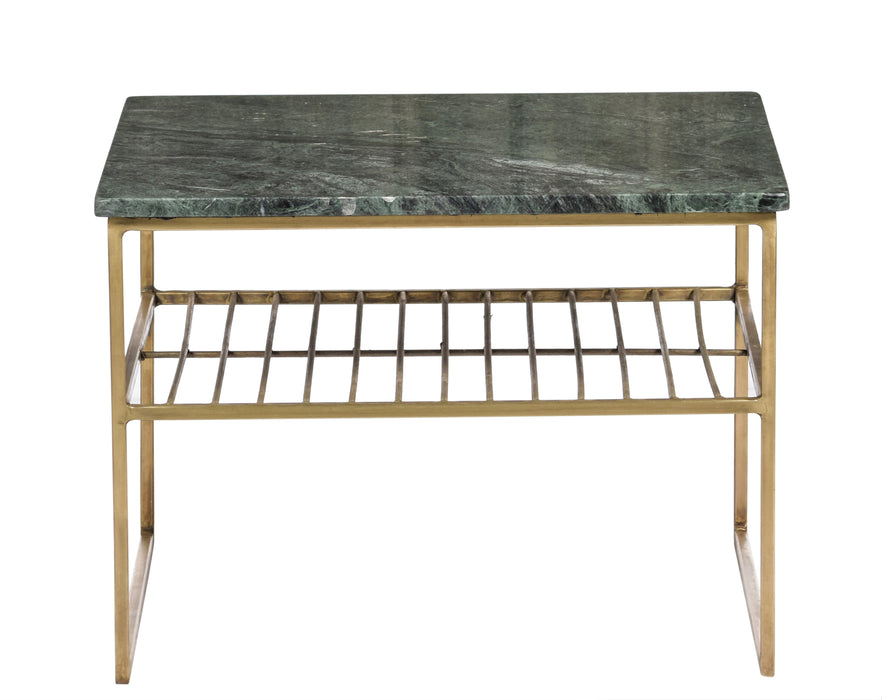 Salontafel Dian Marble Green Gold Marmer Groen 55 cm-Salontafels-Livingfurn
