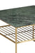 Salontafel Dian Marble Green Gold Marmer Groen 55 cm-Salontafels-Livingfurn