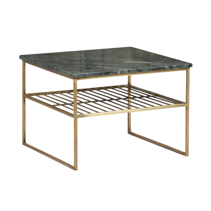 Salontafel Dian Marble Green Gold Marmer Groen 55 cm-Salontafels-Livingfurn