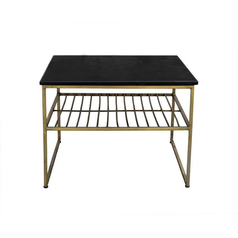 Salontafel Dian Marble Marmer Zwart 55 cm-Salontafels-Livingfurn