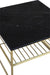 Salontafel Dian Marble Marmer Zwart 55 cm-Salontafels-Livingfurn