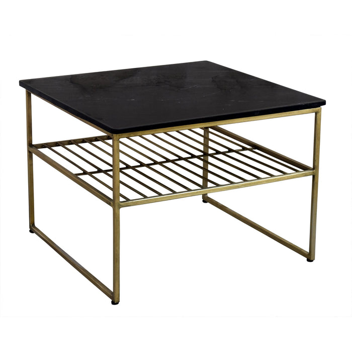 Salontafel Dian Marble Marmer Zwart 55 cm-Salontafels-Livingfurn
