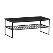 Salontafel Dian Marble Marmer Zwart 90x40 cm 12722-Salontafels-Livingfurn