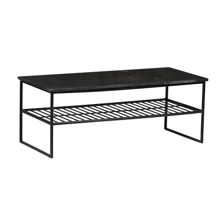 Salontafel Dian Marble Marmer Zwart 90x40 cm 12722-Salontafels-Livingfurn