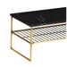 Salontafel Dian Marble Marmer Zwart 90x40 cm 12728-Salontafels-Livingfurn