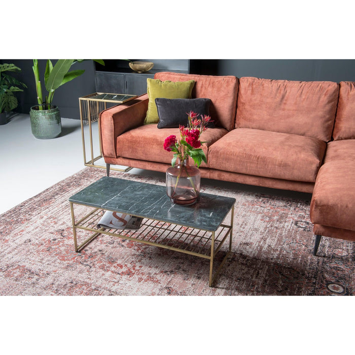 Salontafel Dian Marble Marmer Zwart 90x40 cm-Salontafels-Livingfurn