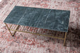 Salontafel Dian Marble Marmer Zwart 90x40 cm-Salontafels-Livingfurn