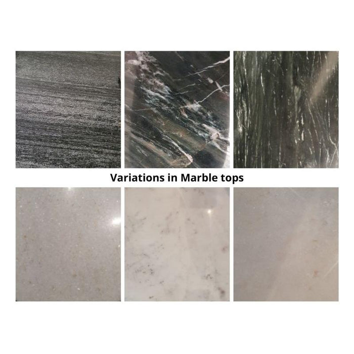 Salontafel Dian Marble Marmer Zwart 90x40 cm-Salontafels-Livingfurn