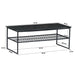 Salontafel Dian Marble Marmer Zwart 90x40 cm-Salontafels-Livingfurn