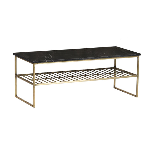 Salontafel Dian Marble Marmer Zwart 90x40 cm-Salontafels-Livingfurn
