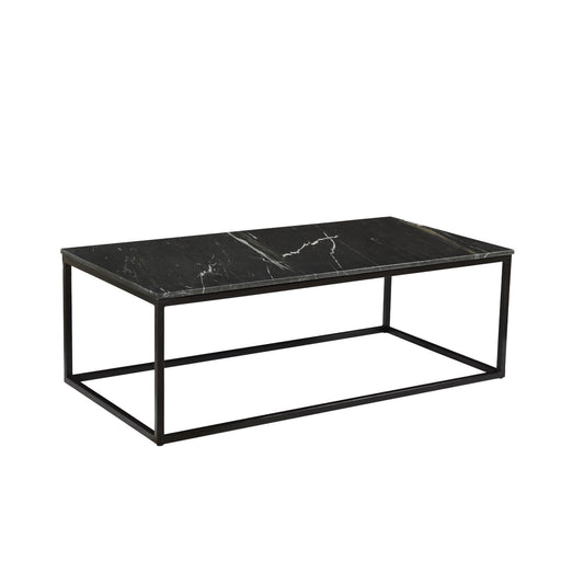 Salontafel Dion Marble Marmer Zwart 120x60 cm-Salontafels-Livingfurn