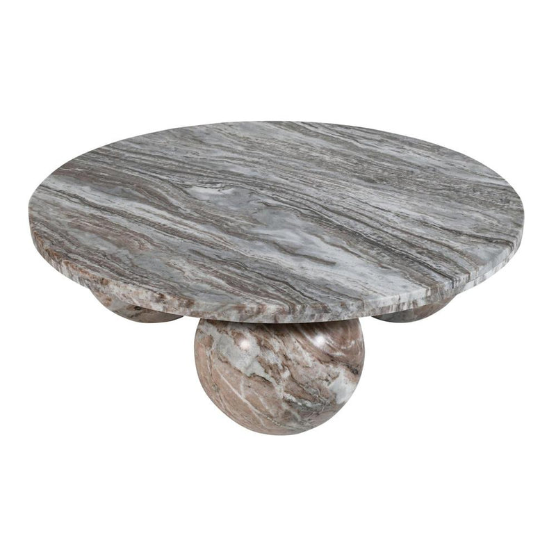 Salontafel Diro Marmer Beige 99 cm-Salontafels-PTMD