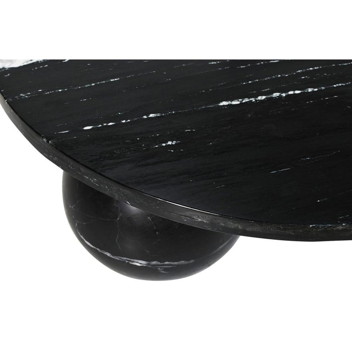 Salontafel Diro Marmer Zwart 99 cm-Salontafels-PTMD