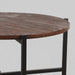 Salontafel Dox Espresso Mangohout 70 cm Zwart 70x70x35 cm-Salontafels-LABEL51