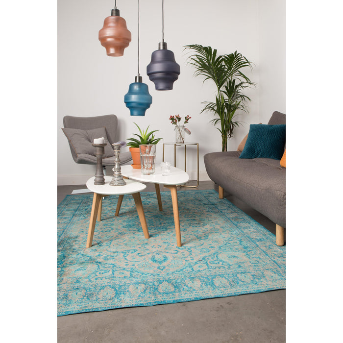 Salontafel Drop Set van 2 Hout Beige 50x100 cm-Bijzettafels-Creating Home