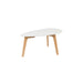 Salontafel Drop Set van 2 Hout Beige 50x100 cm