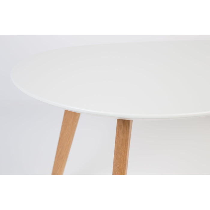 Salontafel Drop Set van 2 Hout Beige 50x100 cm-Bijzettafels-Creating Home