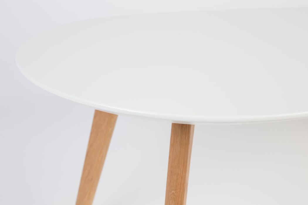 Salontafel Drop Set van 2 Hout Beige 50x100 cm-Salontafels-Creating Home