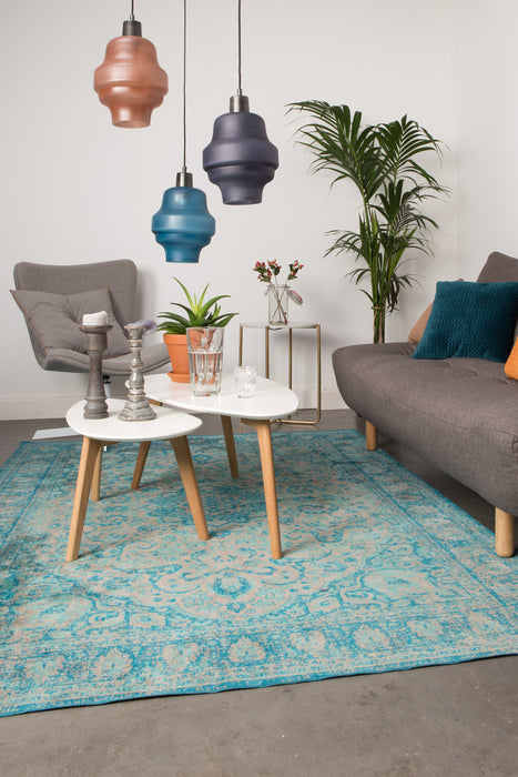 Salontafel Drop Set van 2 Hout Beige 50x100 cm-Salontafels-Creating Home