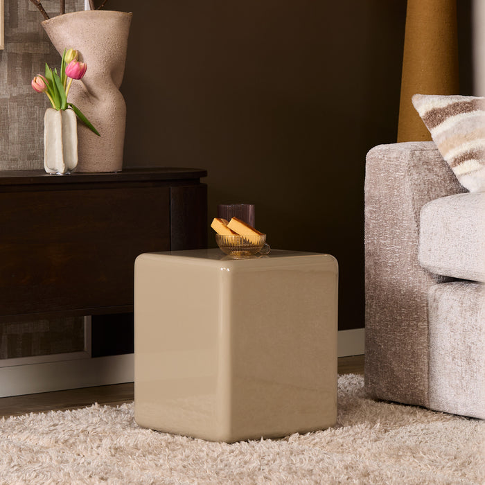 Salontafel Elias Beige MDF 30 cm 30x30x37 cm-Salontafels-Starfurn