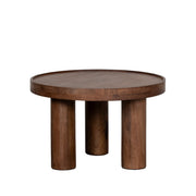 Salontafel Elly Nature Smooth Mangohout 60 cm Rond 60x60x38 cm-Salontafels-LABEL51