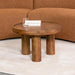 Salontafel Elly Nature Smooth Mangohout 60 cm Rond 60x60x38 cm-Salontafels-LABEL51
