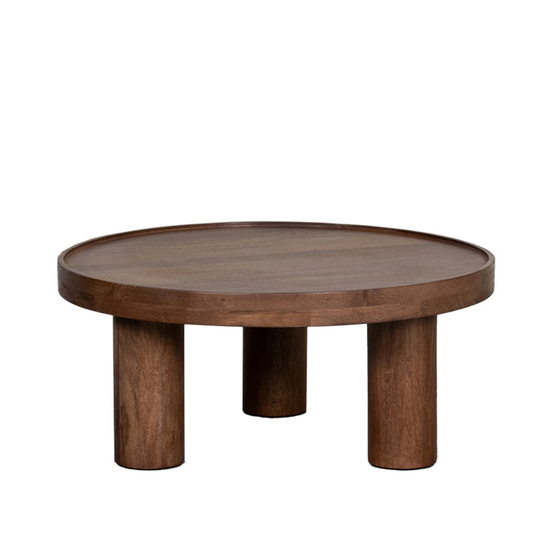 Salontafel Elly Nature Smooth Mangohout 70 cm 70x70x31 cm-Salontafels-LABEL51