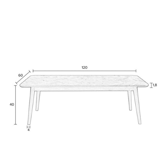 Salontafel Fabio 120X60 Black-Salontafels-Creating Home