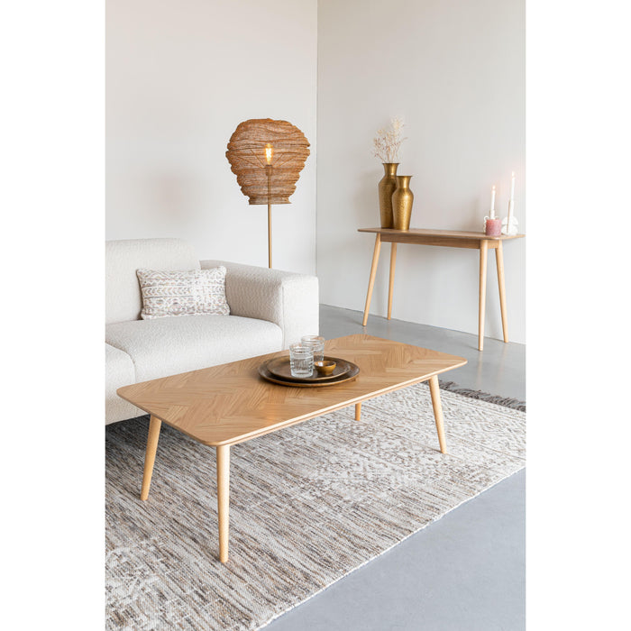 Salontafel Fabio 120x60 Eikenfineer Naturel 60x120 cm-Salontafels-Creating Home