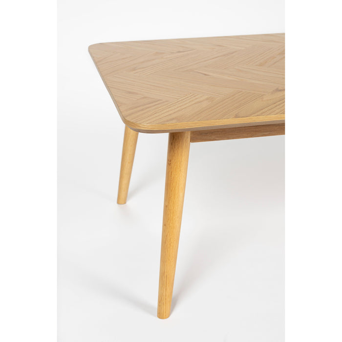 Salontafel Fabio 120x60 Eikenfineer Naturel 60x120 cm-Salontafels-Creating Home