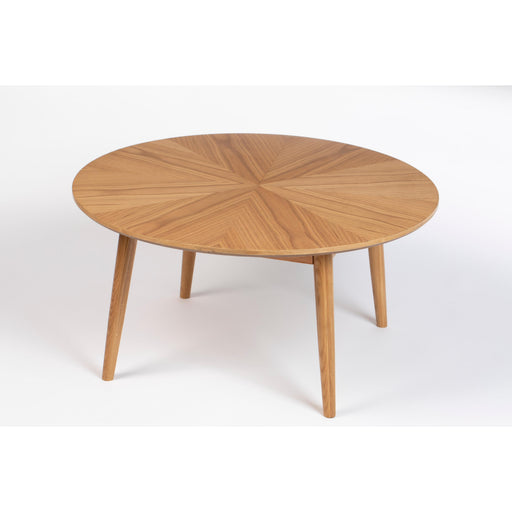 Salontafel Fabio Eikenfineer Naturel Ø80x40 cm-Salontafels-Creating Home