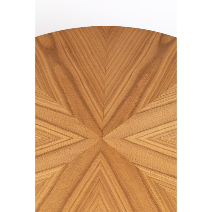 Salontafel Fabio Eikenfineer Naturel Ø80x40 cm-Salontafels-Creating Home