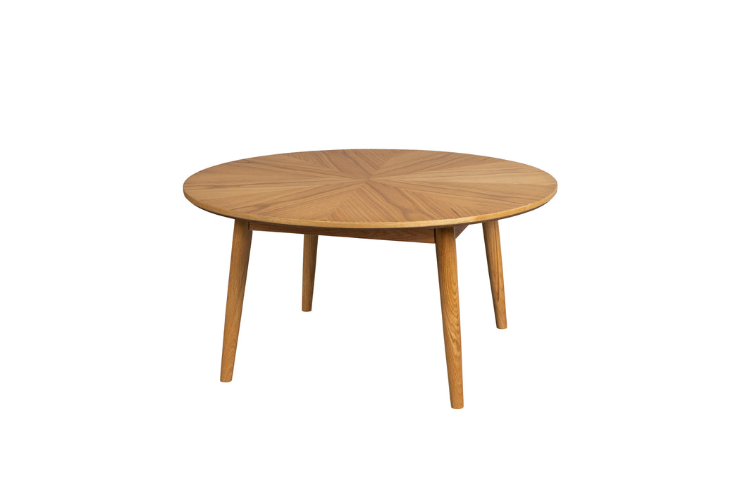 Salontafel Fabio Eikenfineer Naturel Ø80x40 cm-Salontafels-Creating Home
