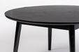 Salontafel Fabio Eikenfineer Zwart Ø80x40 cm-Salontafels-Creating Home