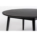 Salontafel Fabio Eikenfineer Zwart Ø80x40 cm-Salontafels-Creating Home