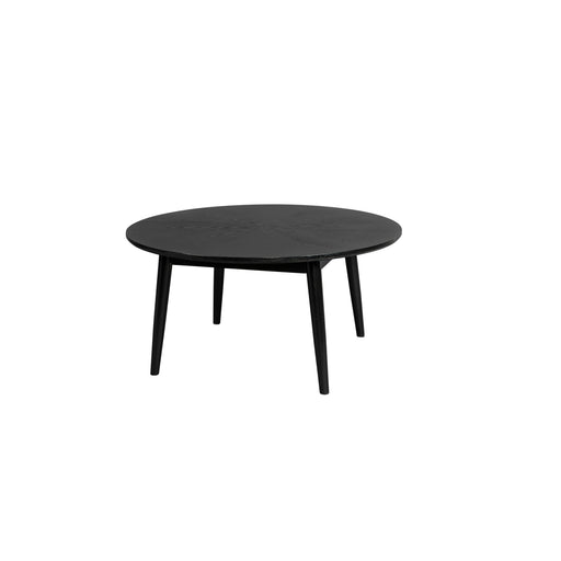 Salontafel Fabio Eikenfineer Zwart Ø80x40 cm-Salontafels-Creating Home