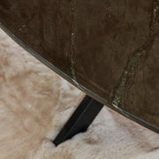 Salontafel Faye Ovaal Zwart marmer 130x70x46 cm-Salontafels-Starfurn