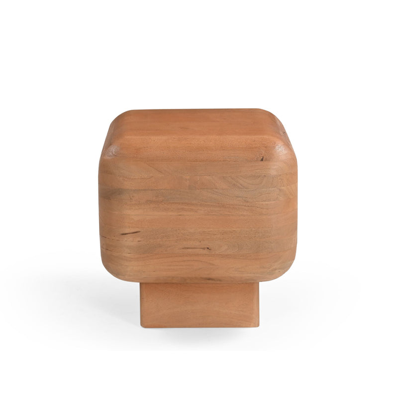 Salontafel Fedde Naturel Mangohout 45 cm 45x45x45 cm-Bijzettafels-Starfurn