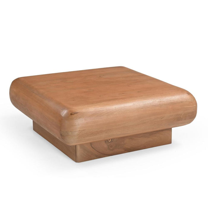 Salontafel Fedde Naturel Mangohout 80 cm 80x80x33 cm-Salontafels-Starfurn